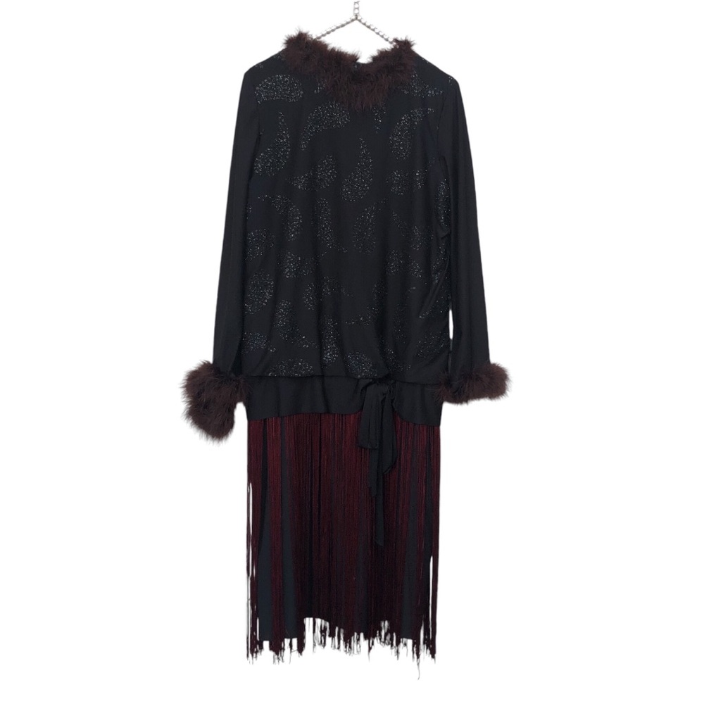 Vintage Hal Ferman/Donald Curtis Gatsby Style Dress size Medium - Picture 10 of 13